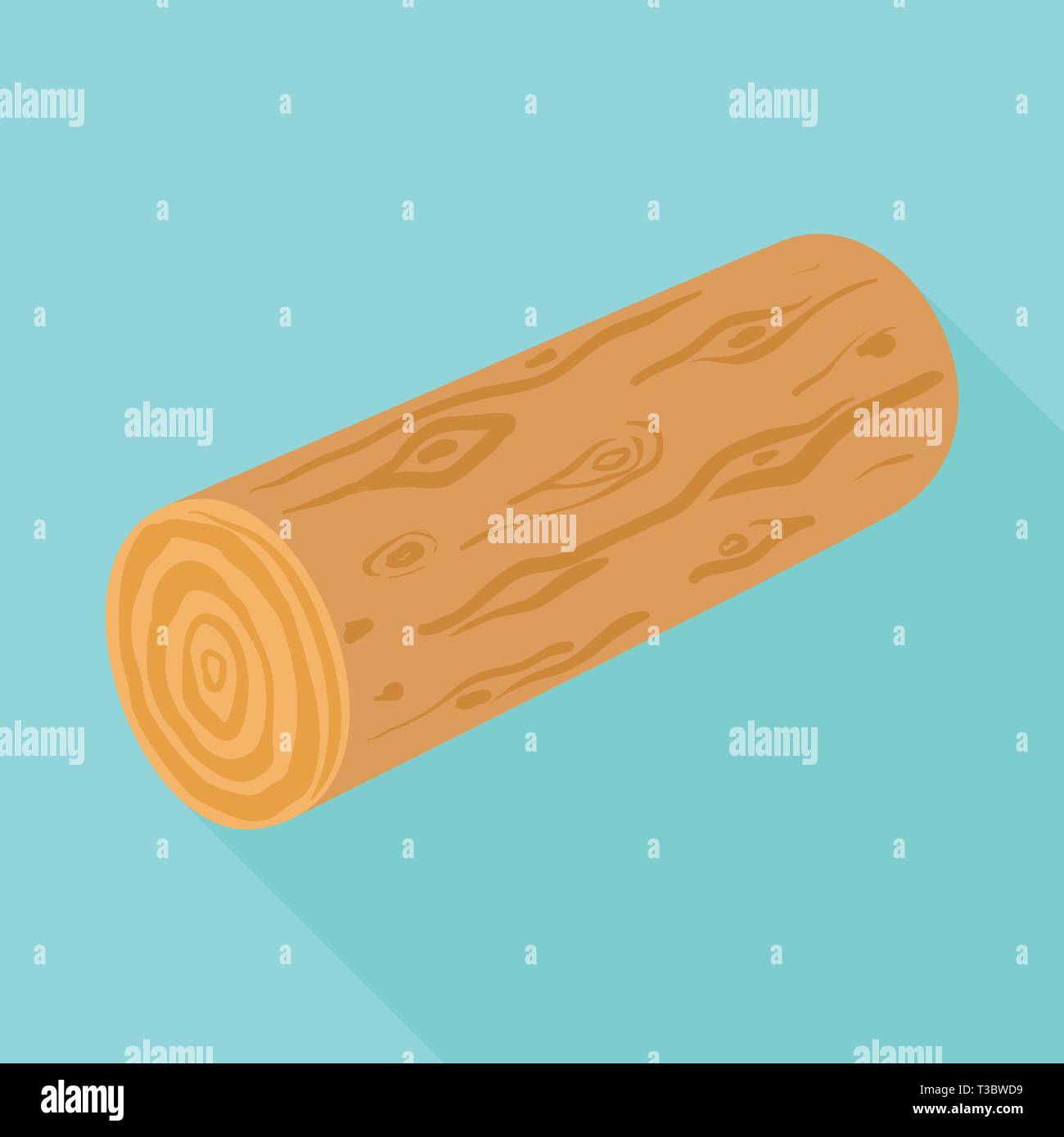 Vector illustration of log and piece logo. Collection of log and timber ...