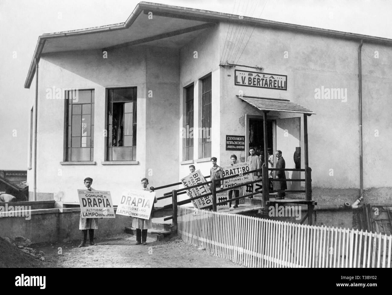 Hand made signs Black and White Stock Photos & Images - Alamy