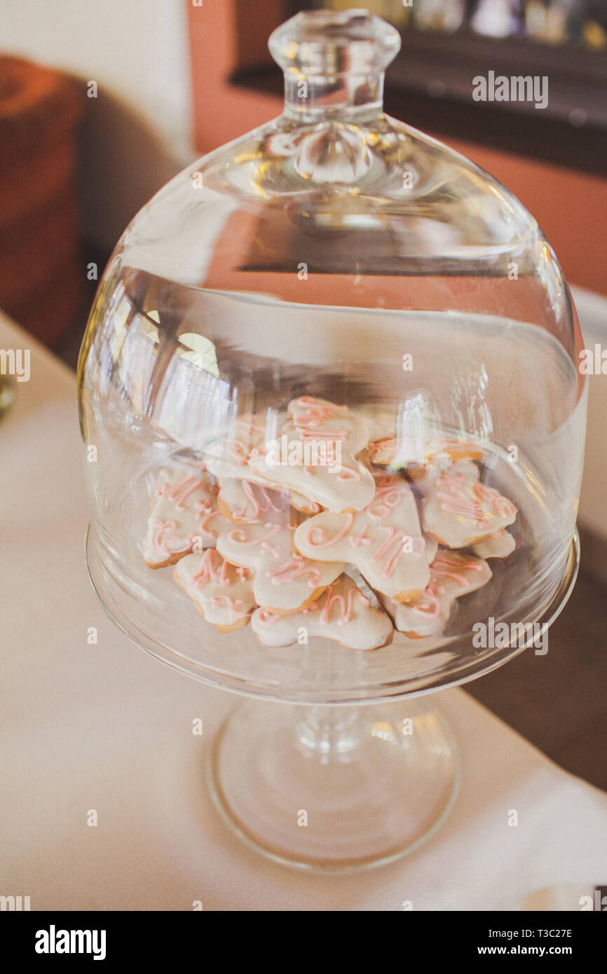 Dessert table. Candy bar Stock Photo