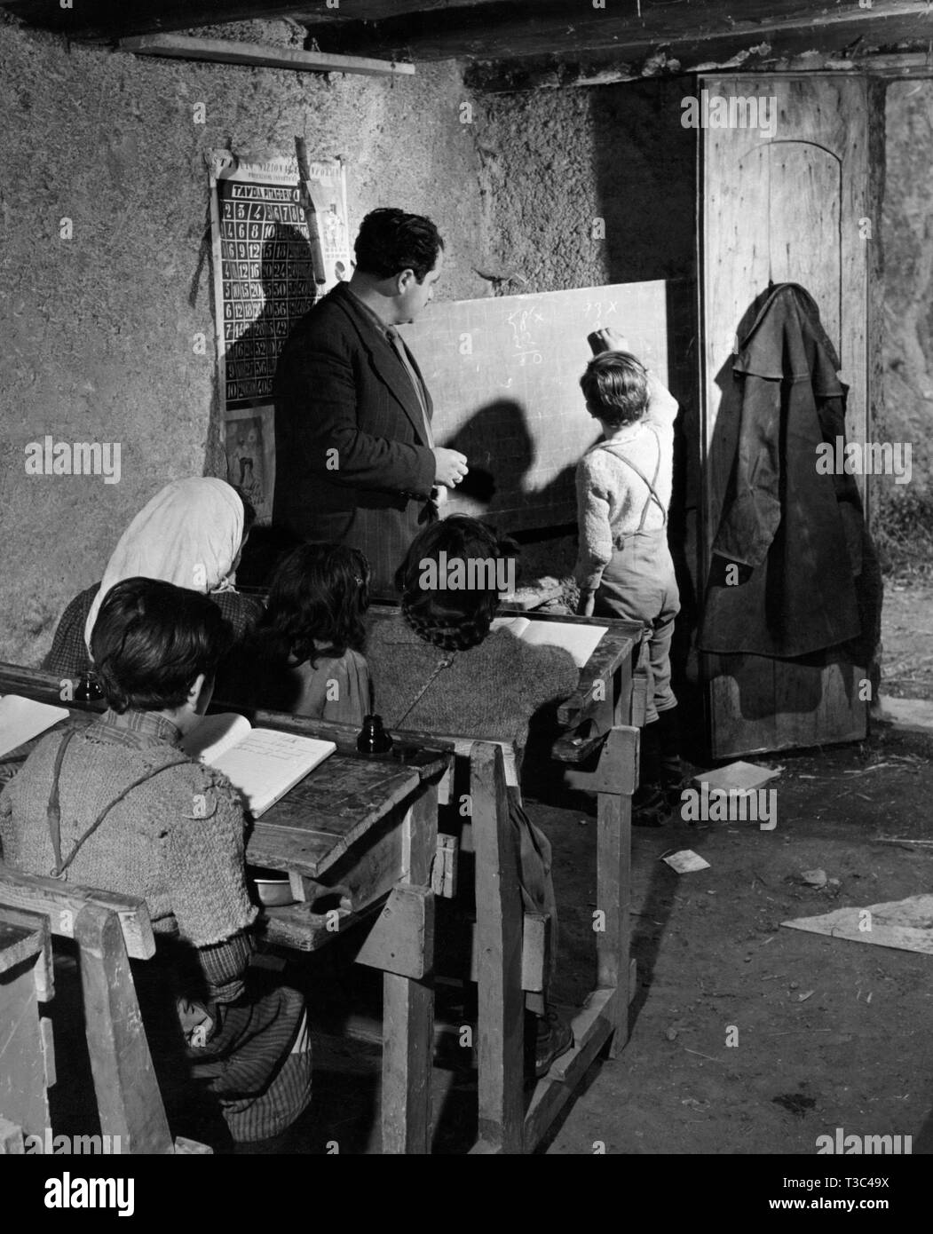 primary school, 1952 Stock Photo
