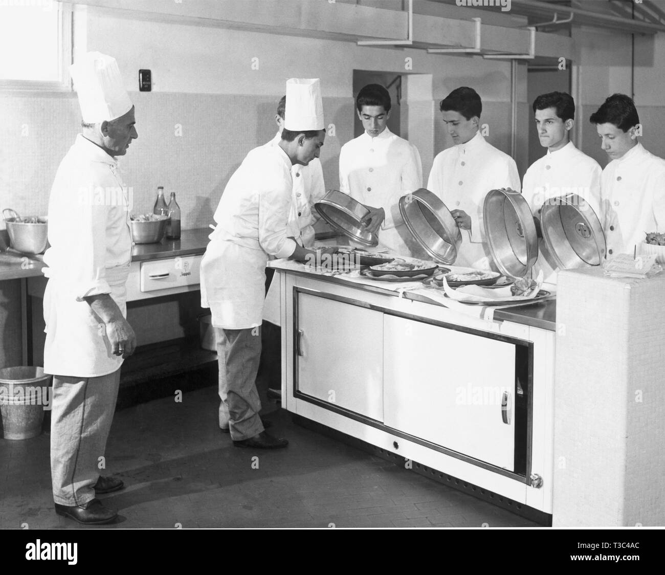 hotel school, 1961 Stock Photo