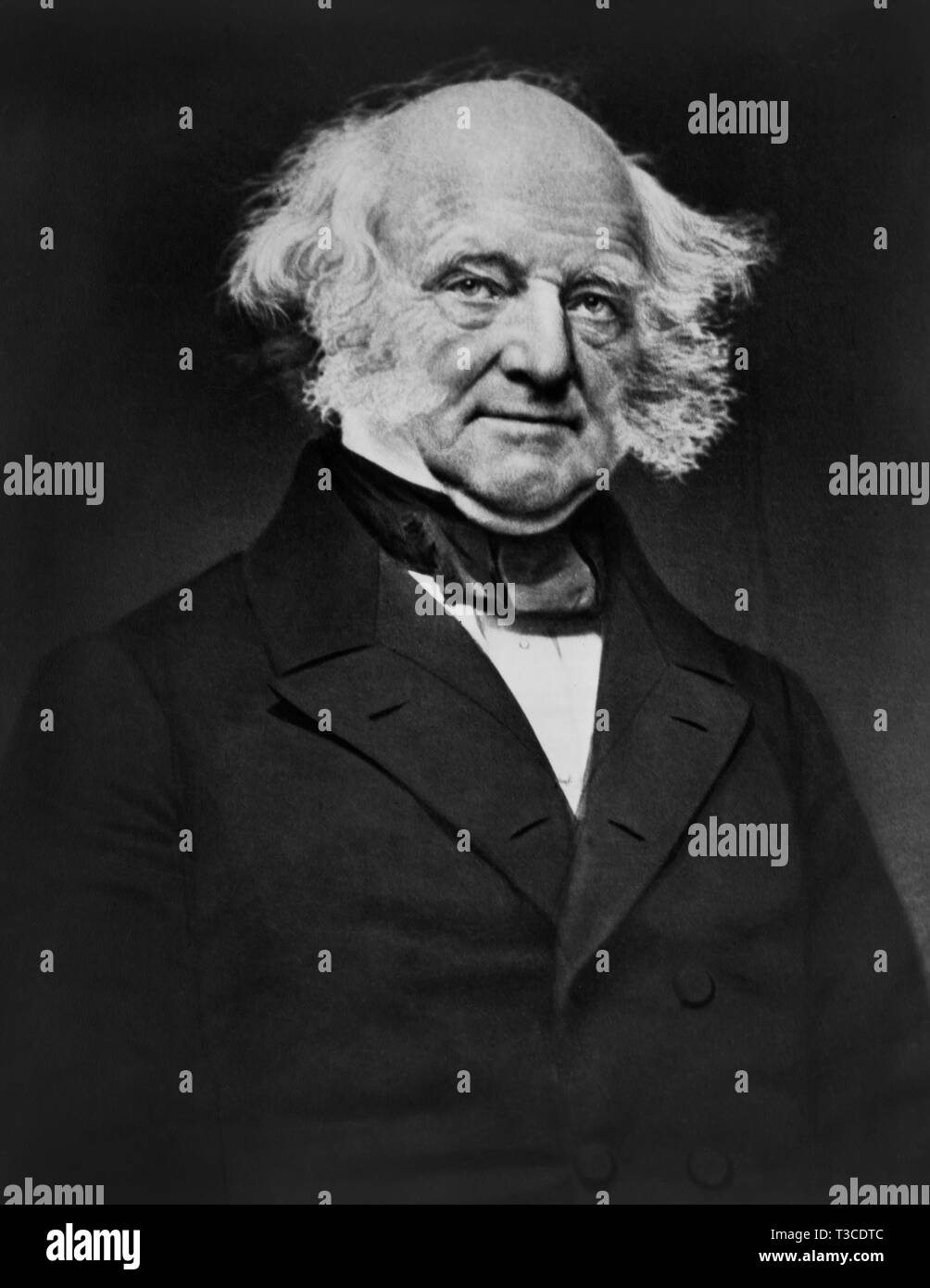 Martin Van Buren (1782-1862), 8th President of the United States, 1837-1841, Portrait, Mathew Brady, 1855-58 Stock Photo