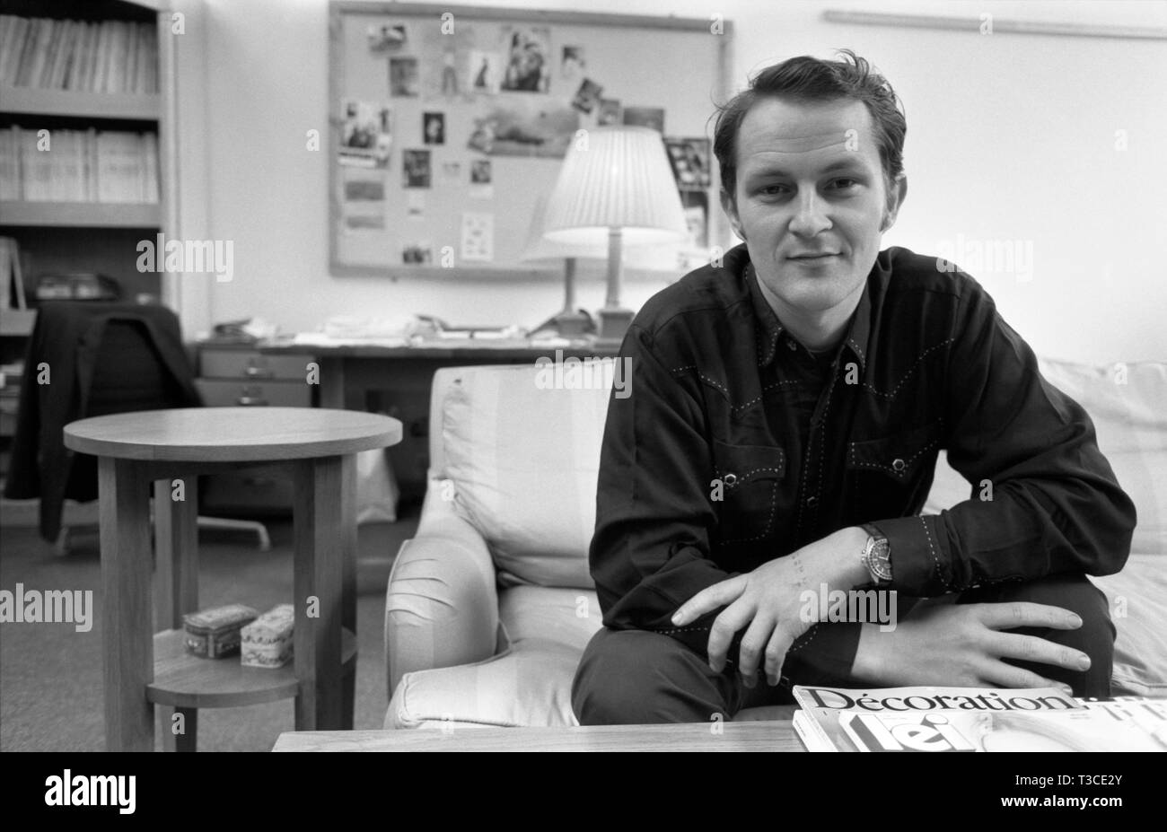 1980s office interior Black and White Stock Photos & Images Alamy