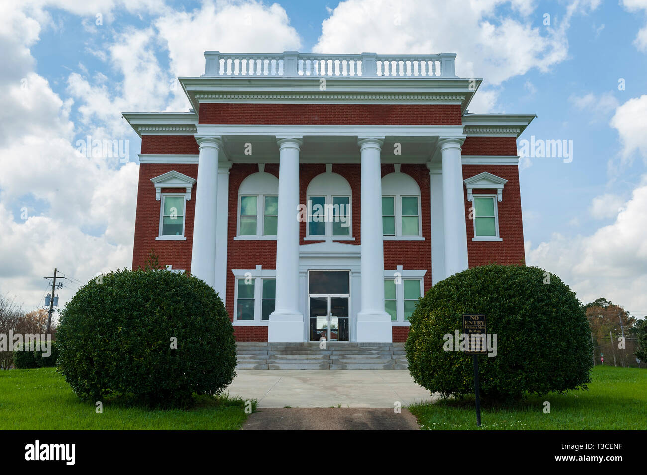 Murray County Courthouse in Chatsworth, Georgia Stock Photo