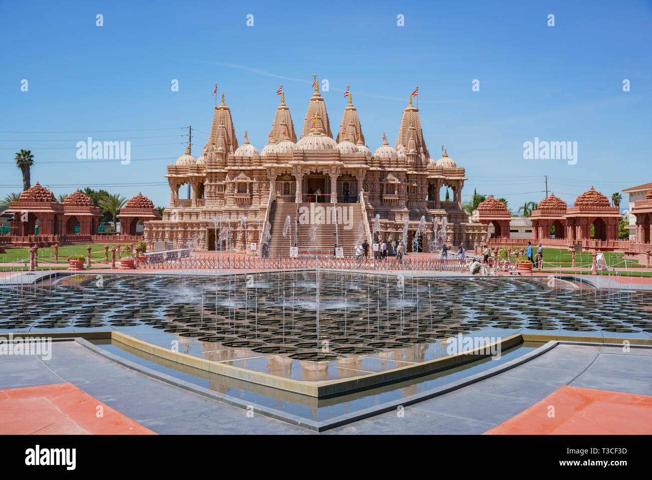 Chino Hills, MAR 31: Exterior view of the famous BAPS Shri ...