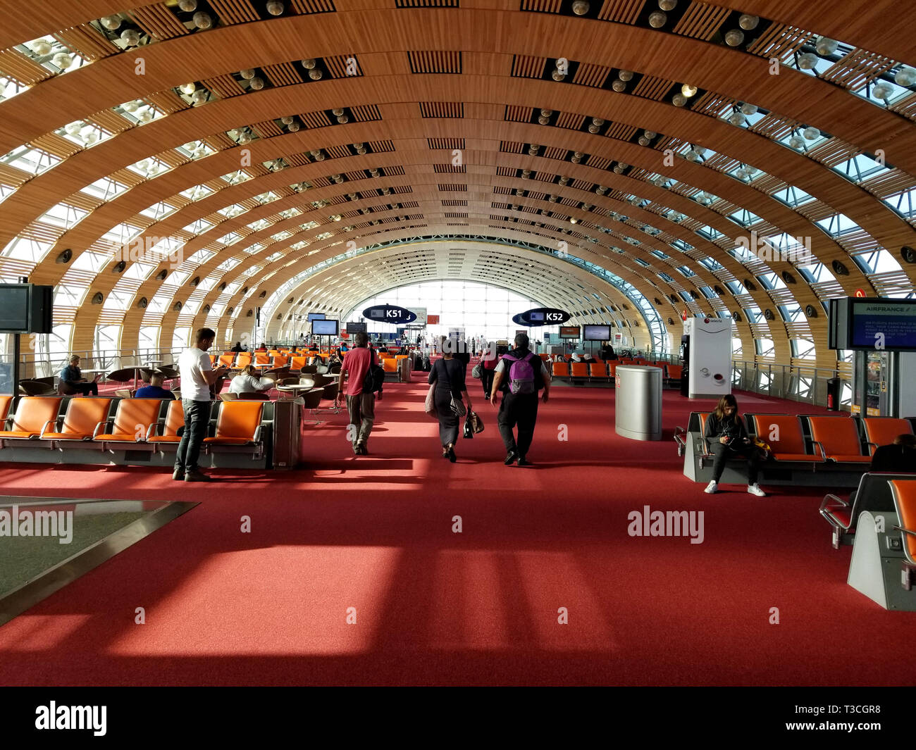 PARIS, FRANCE OCTOBER 18, 2018 Paris Charles de Gaulle Airport
