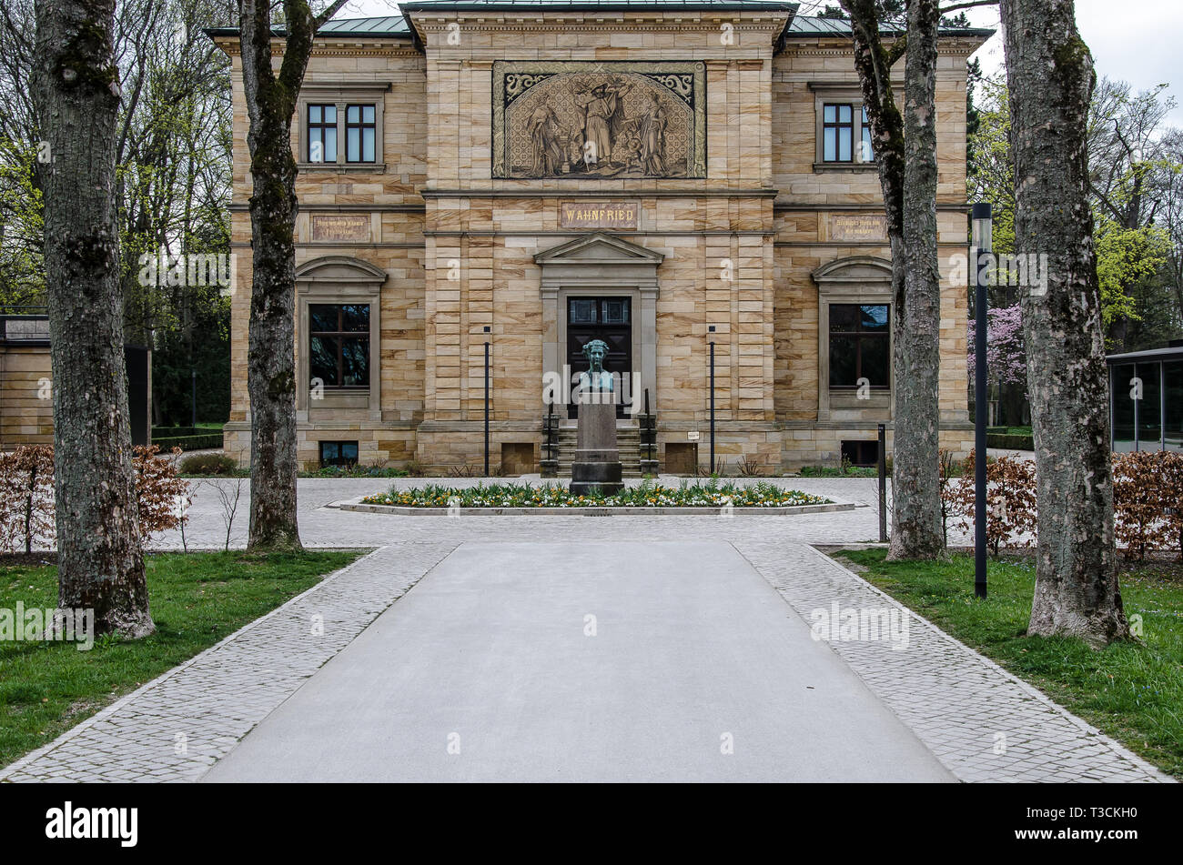 Villa Wahnfried, the house where composer Richard Wagner once lived - a ...