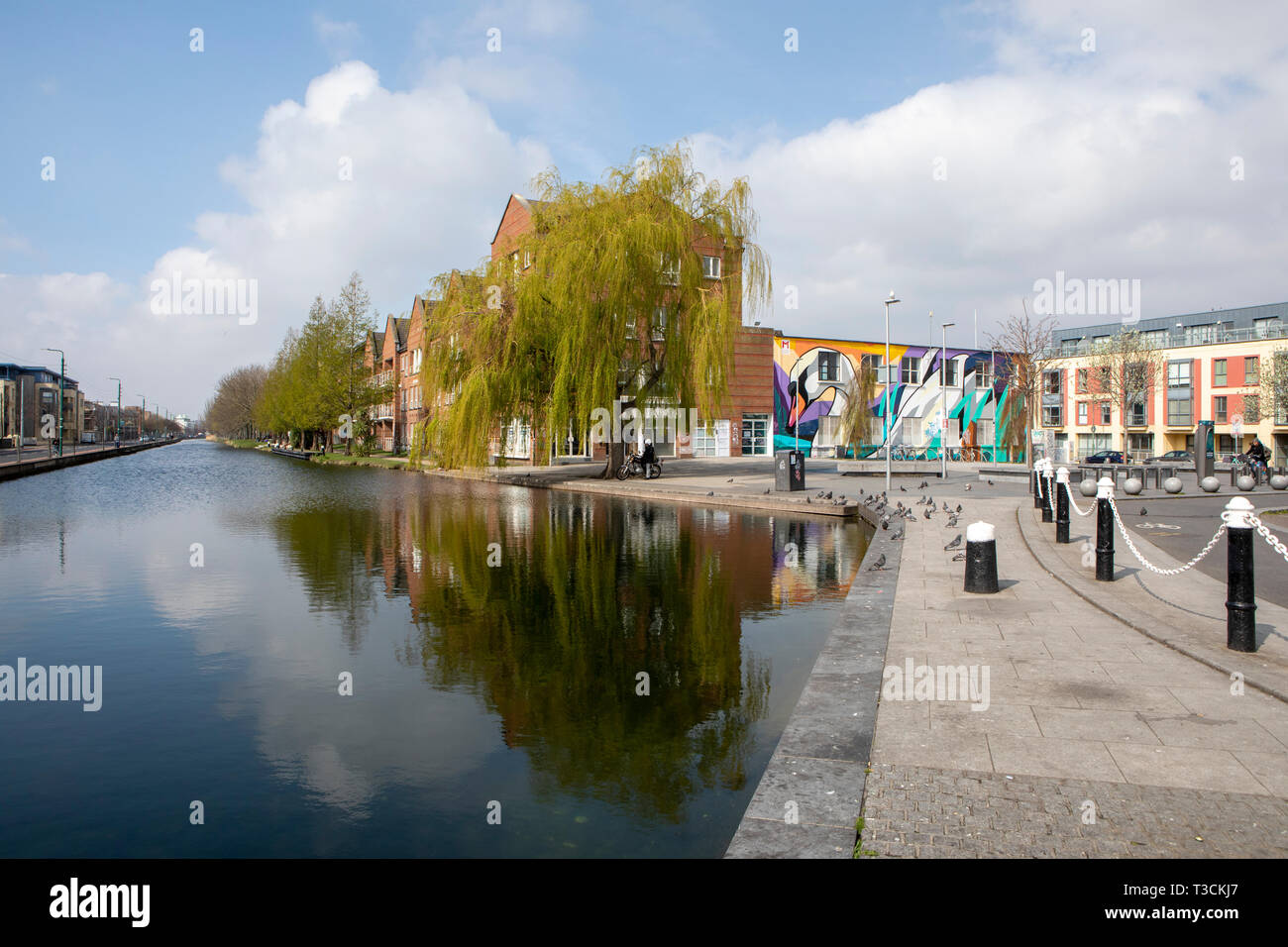 Portobello Harbour on Dublin's Grand Canal Stock Photo Alamy