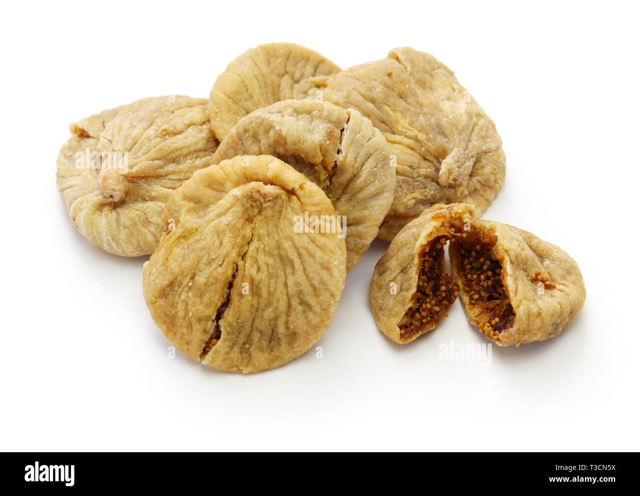 Turkish dried figs isolated on white background Stock Photo Alamy
