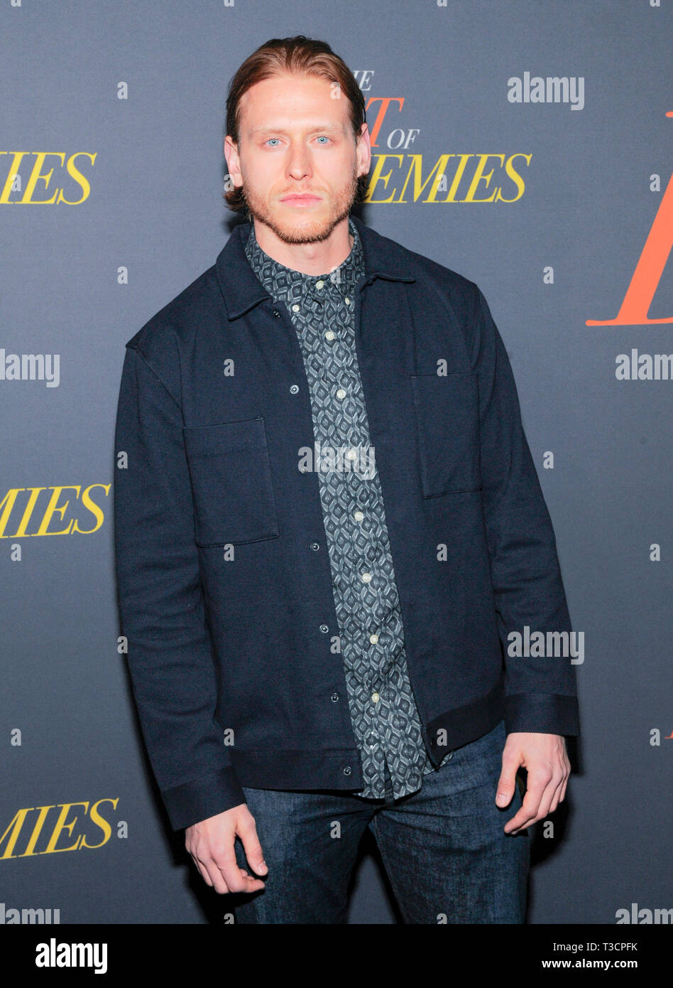 New York, NY - April 4, 2019: Nicholas Logan attends The Best Of