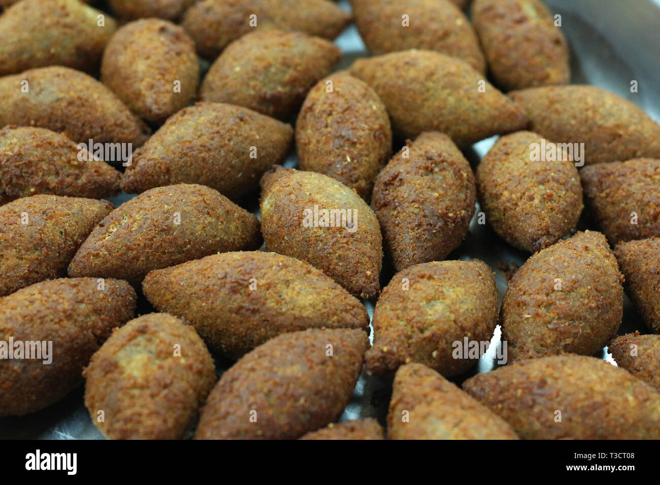 deep fried kibbeh lebanese style Stock Photo Alamy