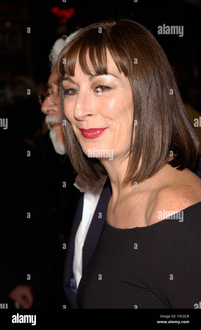 LOS ANGELES, CA. December 06, 2001: Actress ANJELICA HUSTON at the Hollywood premiere of her new movie The Royal Tenenbaums. © Paul Smith/Featureflash Stock Photo
