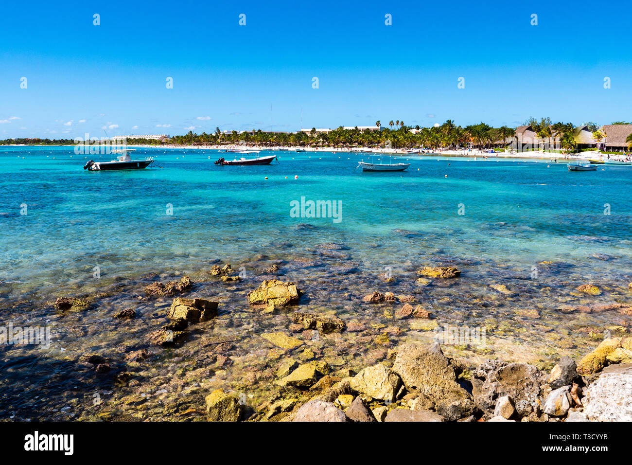 Akumal beach in Riviera Maya of Mayan Mexico Stock Photo - Alamy