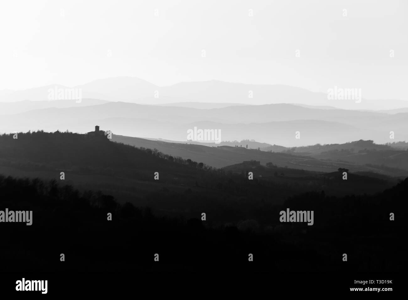 Tuscany outline Black and White Stock Photos & Images - Alamy