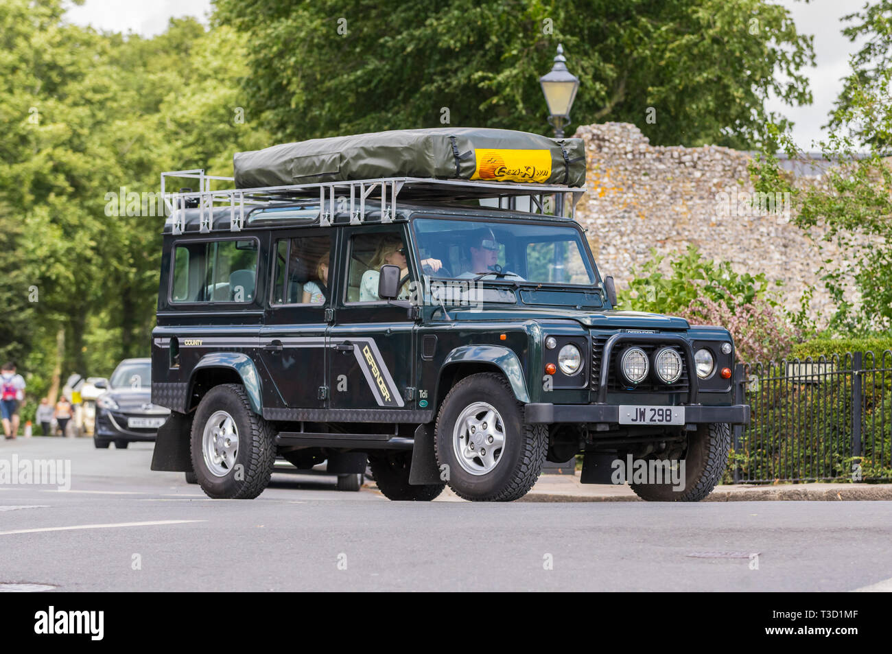 Land Rover 110 Defender County SW TDi from 1987 Stock Photo - Alamy