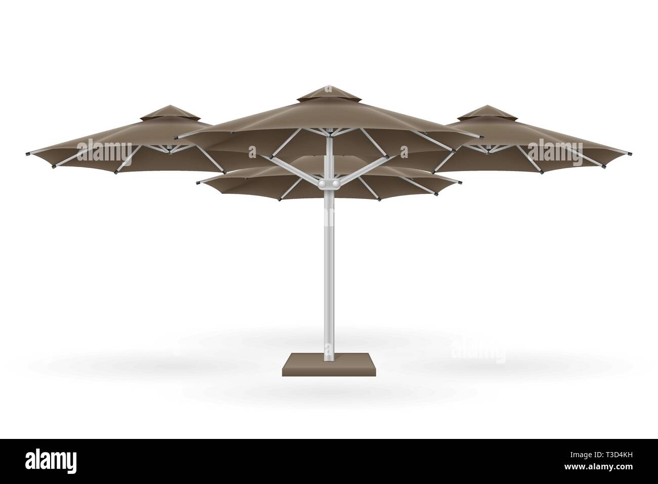 large sun umbrella for bars and cafes on the terrace or the beach