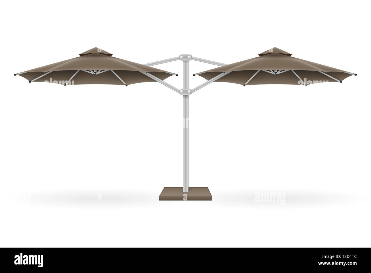 large sun umbrella for bars and cafes on the terrace or the beach