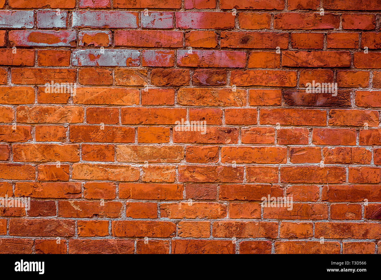 Texture Build the wall brick wall vintage with red bricks pattern