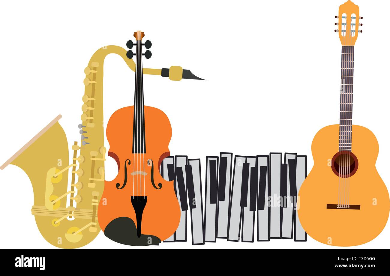 musical instruments isolated icon Stock Vector Image & Art - Alamy