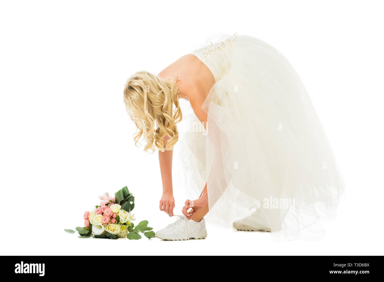 Woman tying shoelaces dress hi-res stock photography and images - Alamy - Shoelace Tying Guide For Professional Dresses