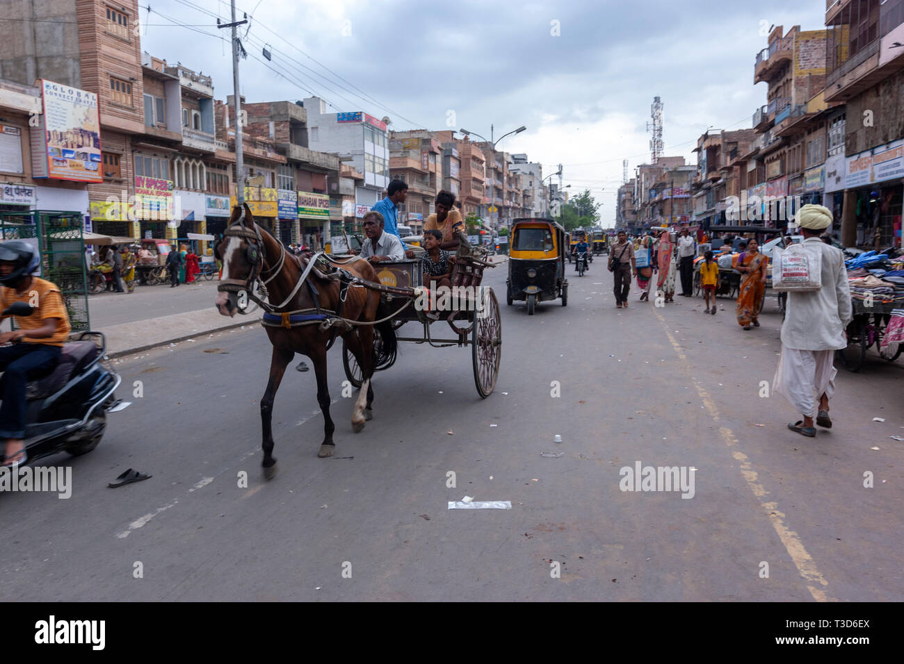 Horse Riding Rickshaw India Rickshaws High Resolution Stock Photography and Images - Alamy