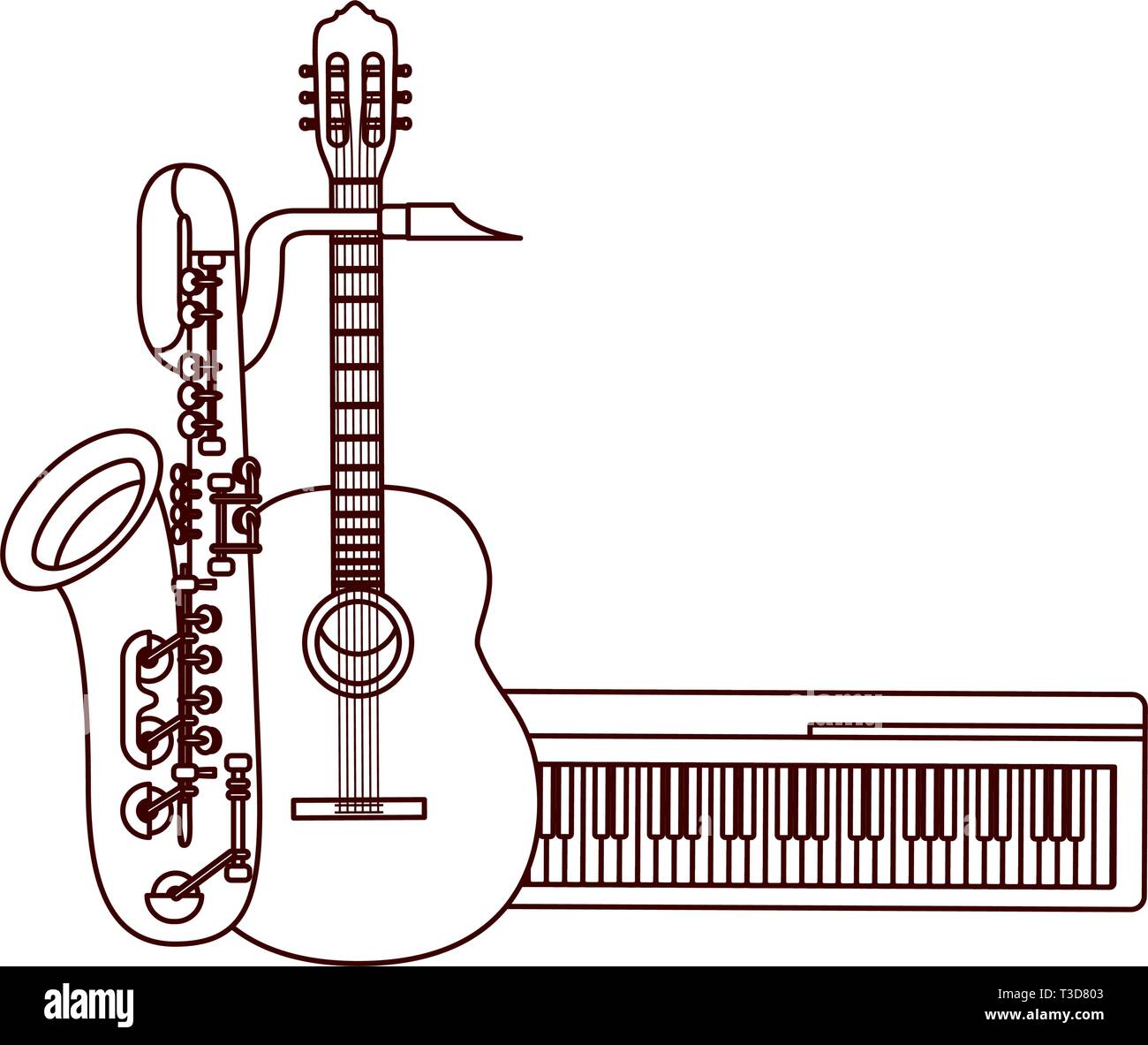 musical instruments isolated icon Stock Vector Image & Art - Alamy