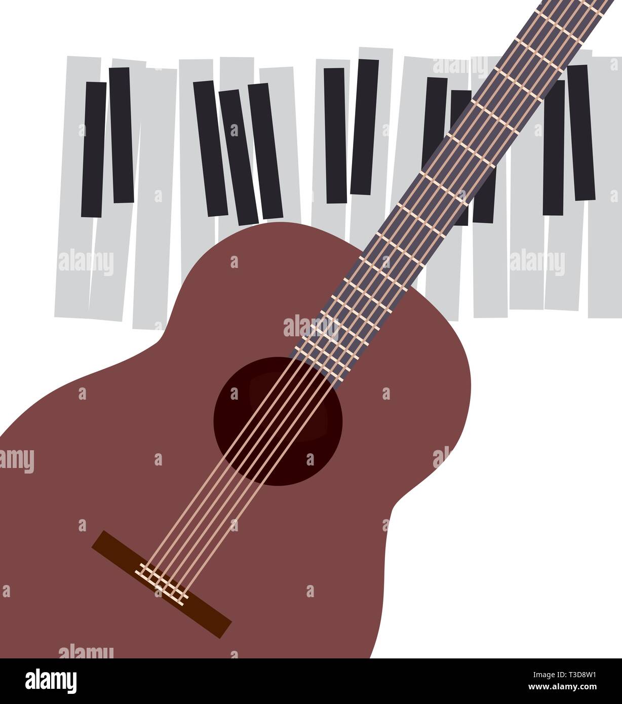 guitar musical instrument pattern Stock Vector Image & Art - Alamy