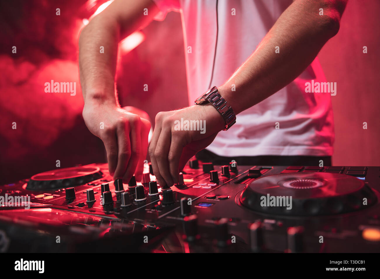 Dj background hi-res stock photography and images - Alamy