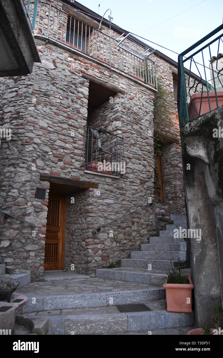 Bova Reggio Calabria Italy Alley Credit Giuseppe Andidero Stock Photo