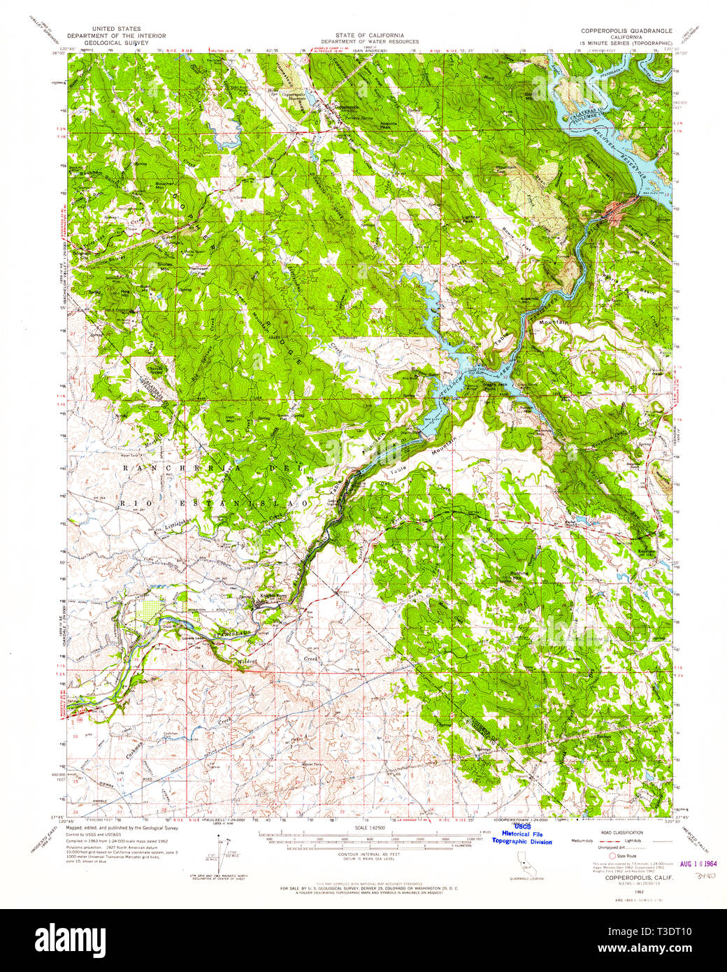 Copperopolis Map Copperopolis hi-res stock photography and images - Alamy