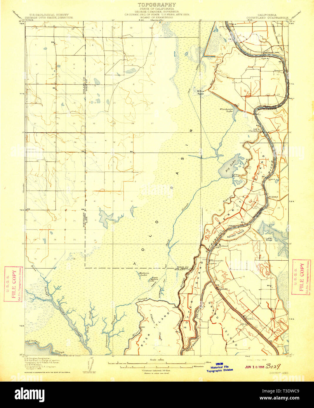 Map of courtland hires stock photography and images Alamy