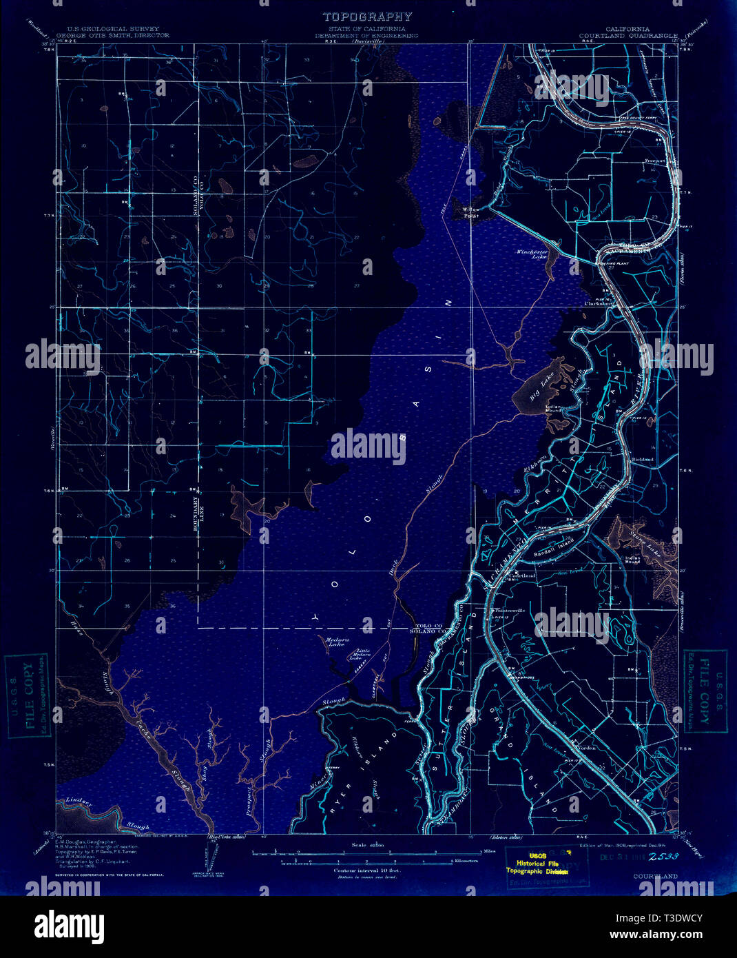 Map of courtland hires stock photography and images Alamy