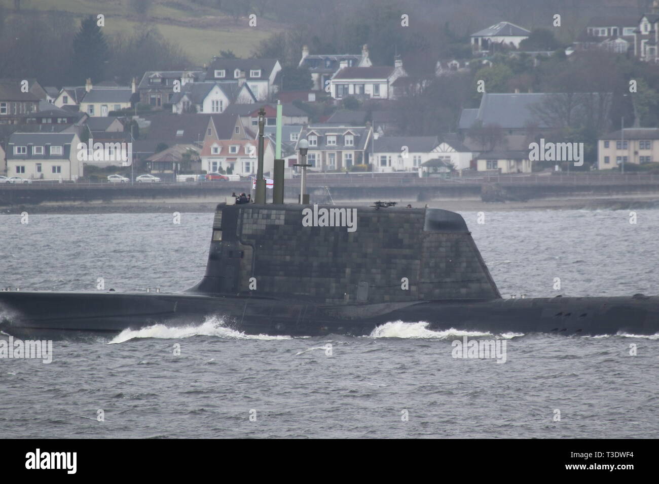 HMS Ambush (S120), an Astuteclass attack submarine operated by the