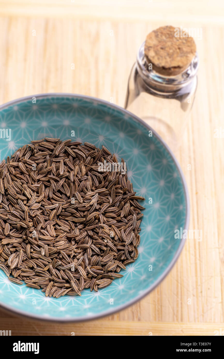 caraway seed close up, healthy healing herbs Stock Photo Alamy