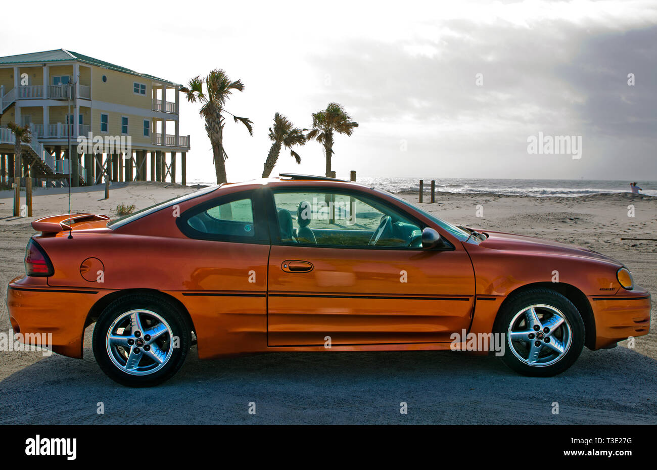 A 2004 Pontiac GrandAm is pictured on the west end of Dauphin Island, Alabama, Dec. 4, 2011
