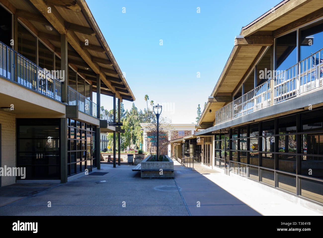 Redlands, MAR 20: Exterior view of the Redlands Civic Center on MAR 20 ...