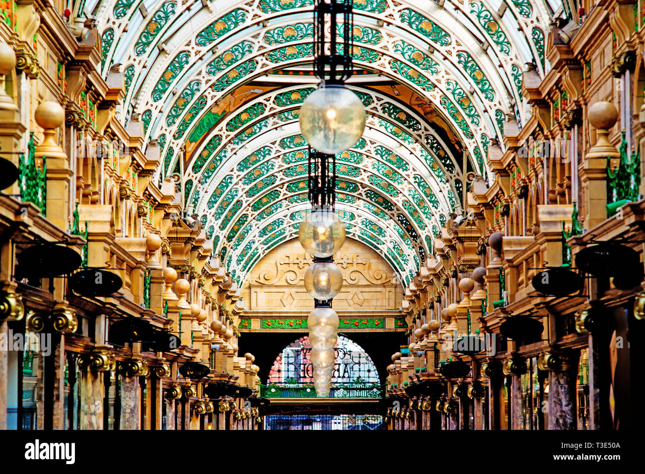 County Arcade, Leeds, England Stock Photo Alamy