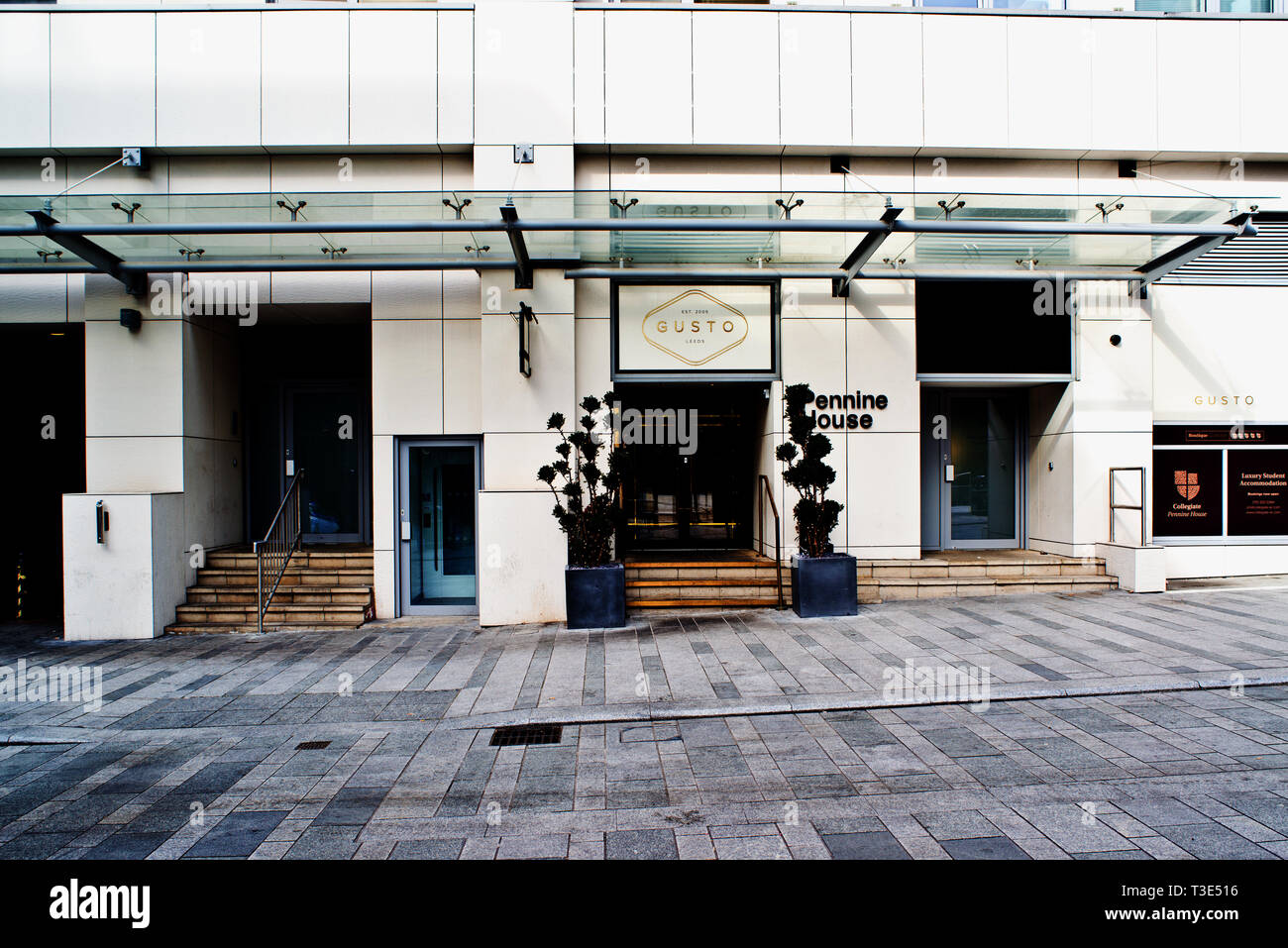 Gusto Italian Restaurant, Pennine House, Leeds, England Stock Photo Alamy