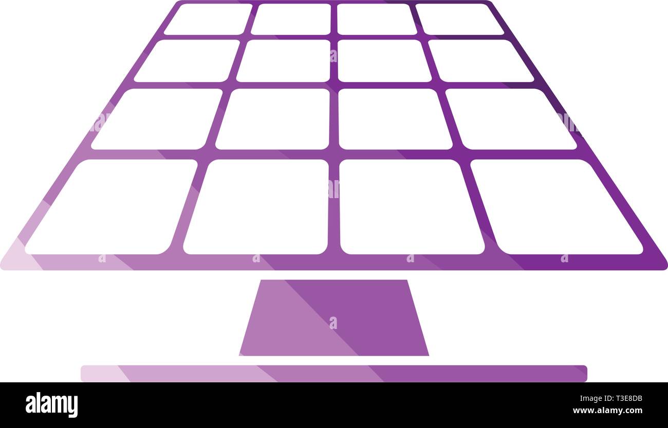 Battery solar panel color Stock Vector Images - Alamy