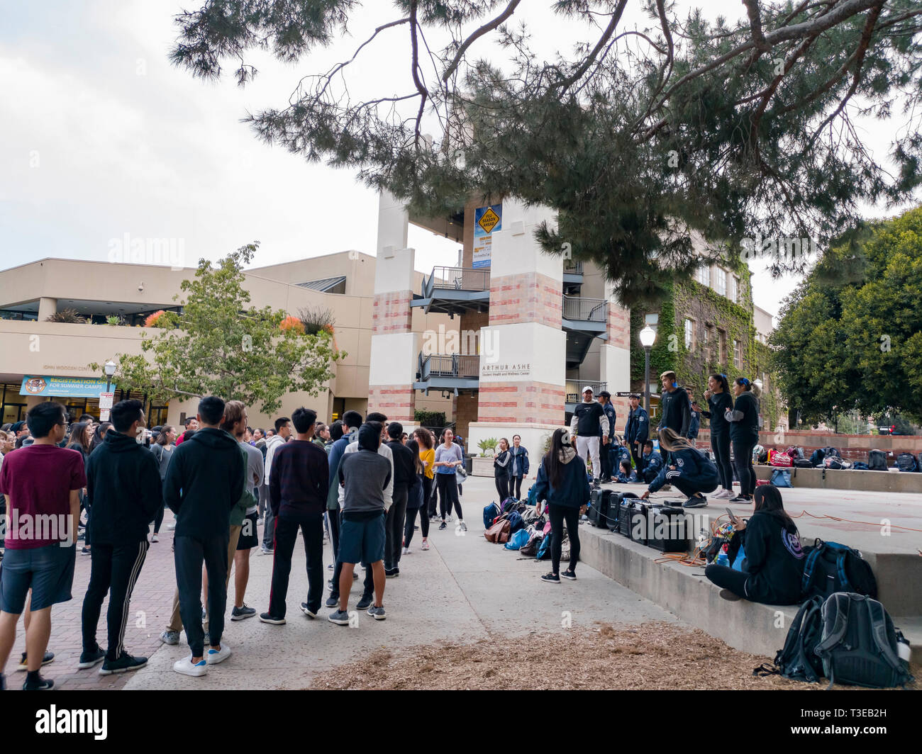 Los Angeles, APR 4: Many student event at UCLA on APR 4, 2019 at Los Angeles, California Stock Photo