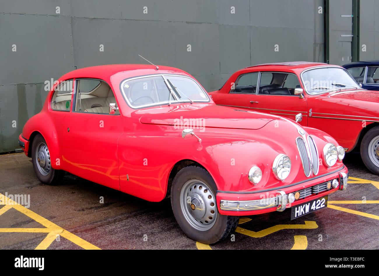 The Concorde Cavalcade; Bristol Cars and Buses Leave Bristol Aerospace Museum to visit Yeovilton fleet Air Arm museum. Pictured is  Bristol 402 Stock Photo