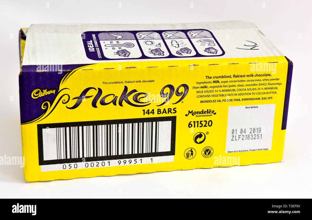 Flake Box 99 ice cream flake box hi-res stock photography and images - Alamy