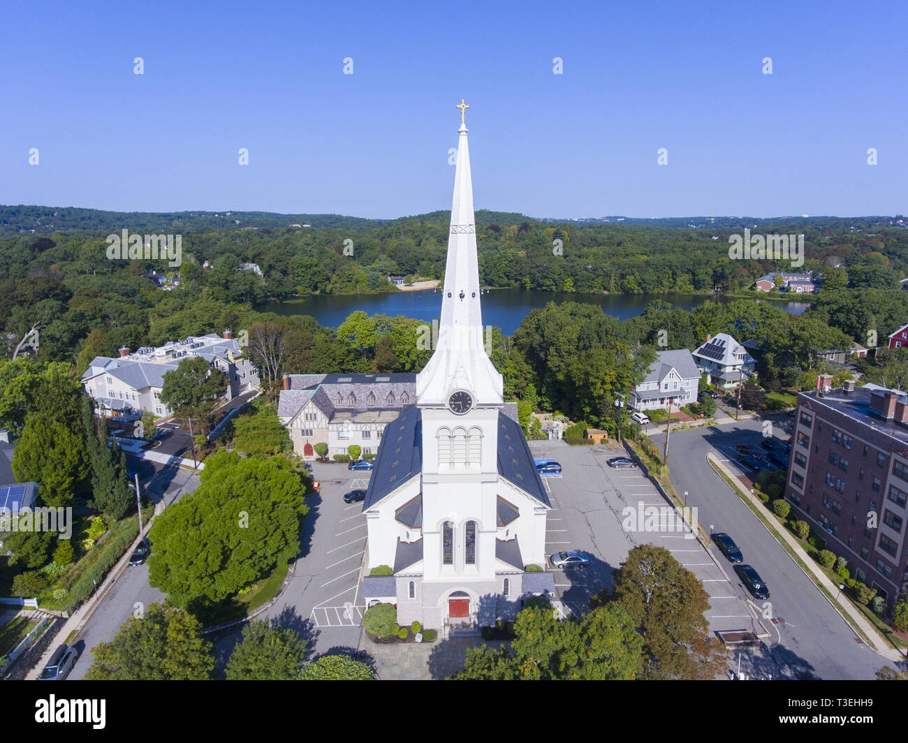 First Congregational Church at Winchester Center Historic District in