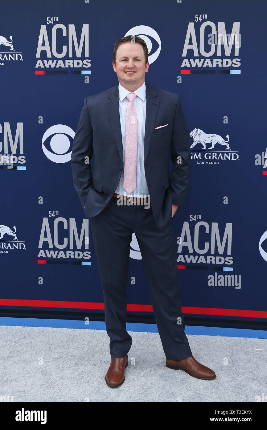 April 7, 2019 Las Vegas, Nevada, United States Chase McGill attends the 54th Academy of