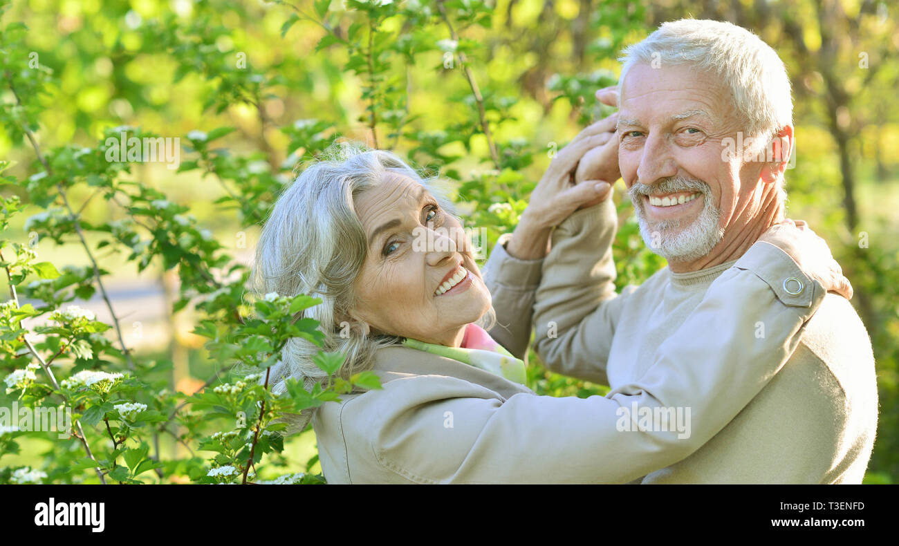 beautiful caucasian senior couple dancing Stock Photo - Alamy