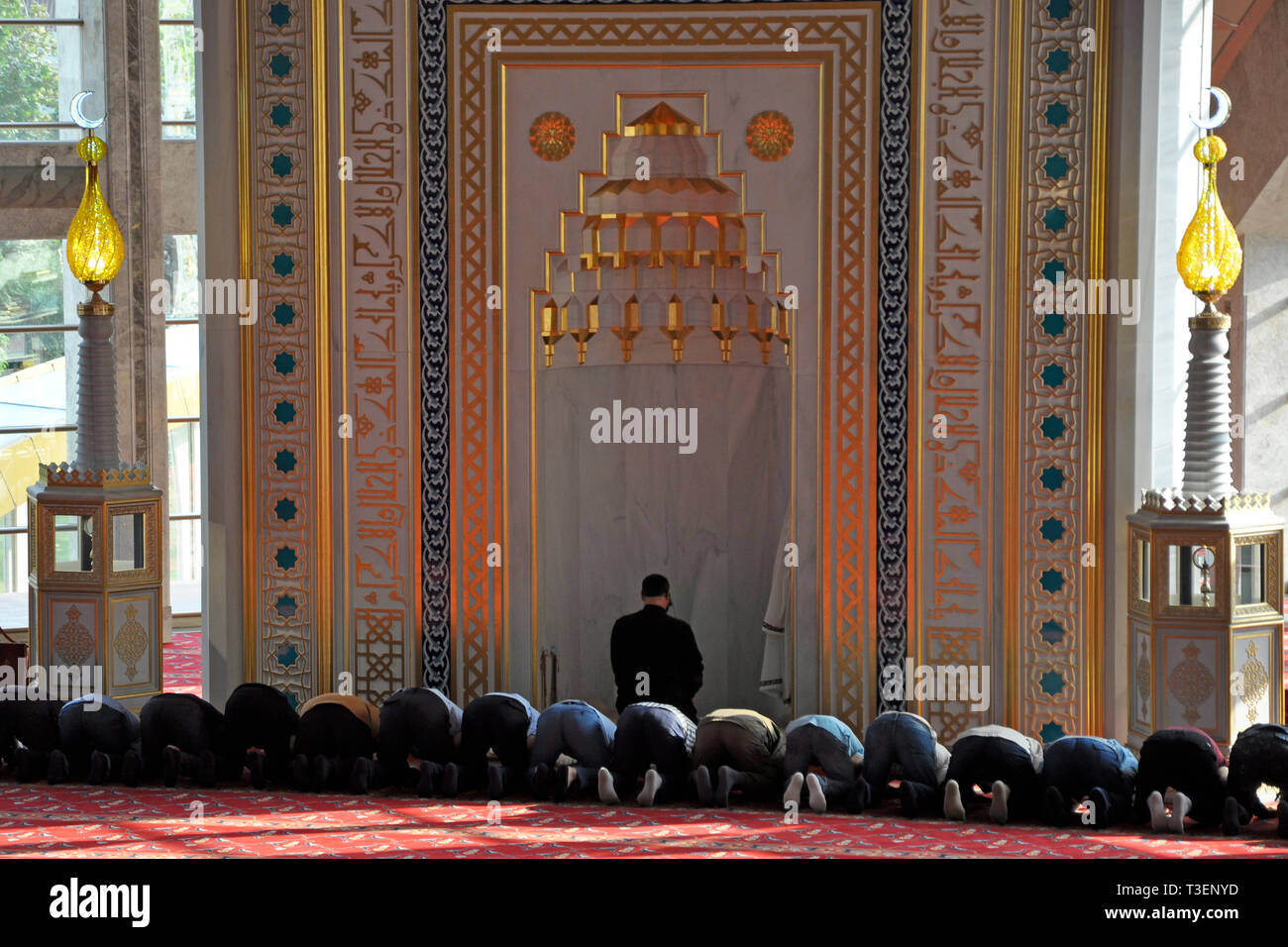 Russia, Chechnya, Argun, mosque Stock Photo