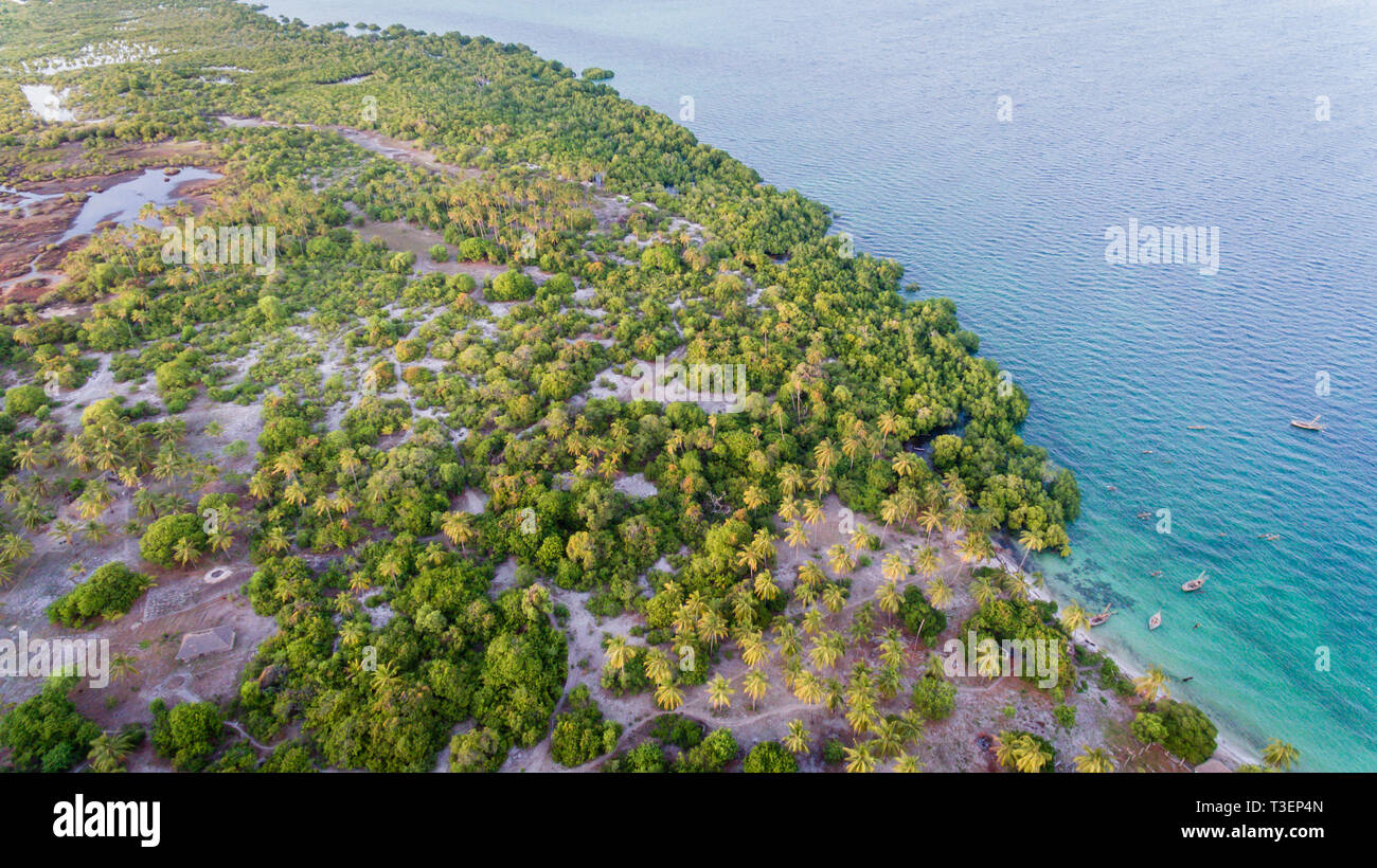 mafia island lodge Stock Photo