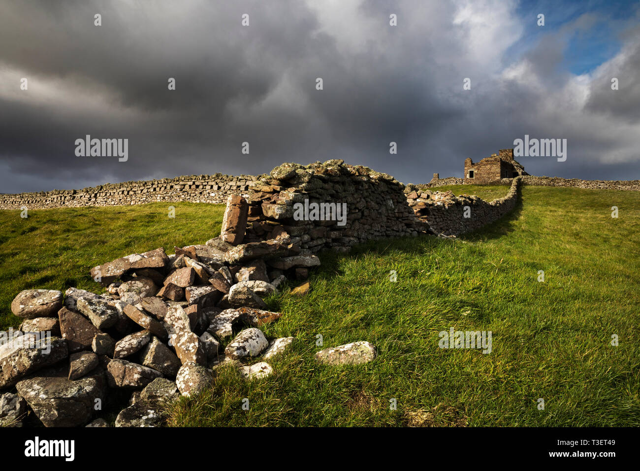 Helli Ness; Shetland; UK Stock Photo