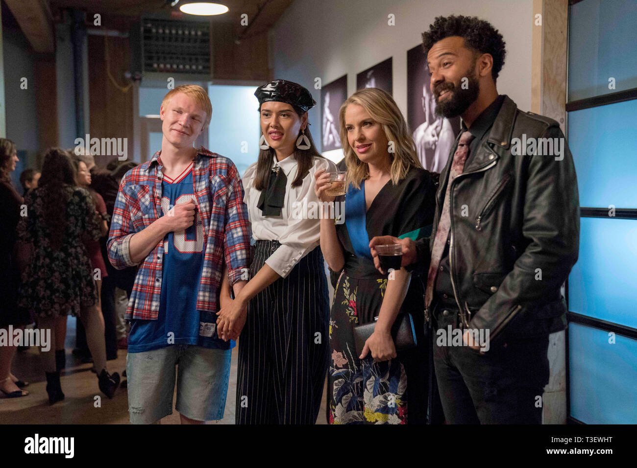 SHRILL, starting 2nd from left: Patti Harrison, Leslie Grossman, Ian ...