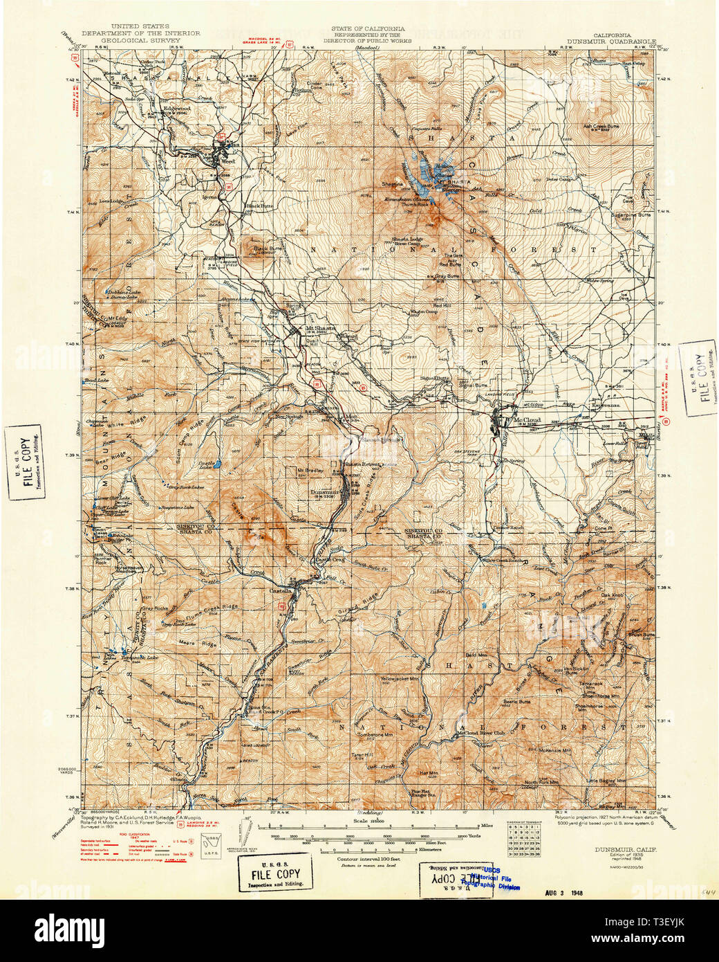 Dunsmuir California Stock Photos & Dunsmuir California Stock Images